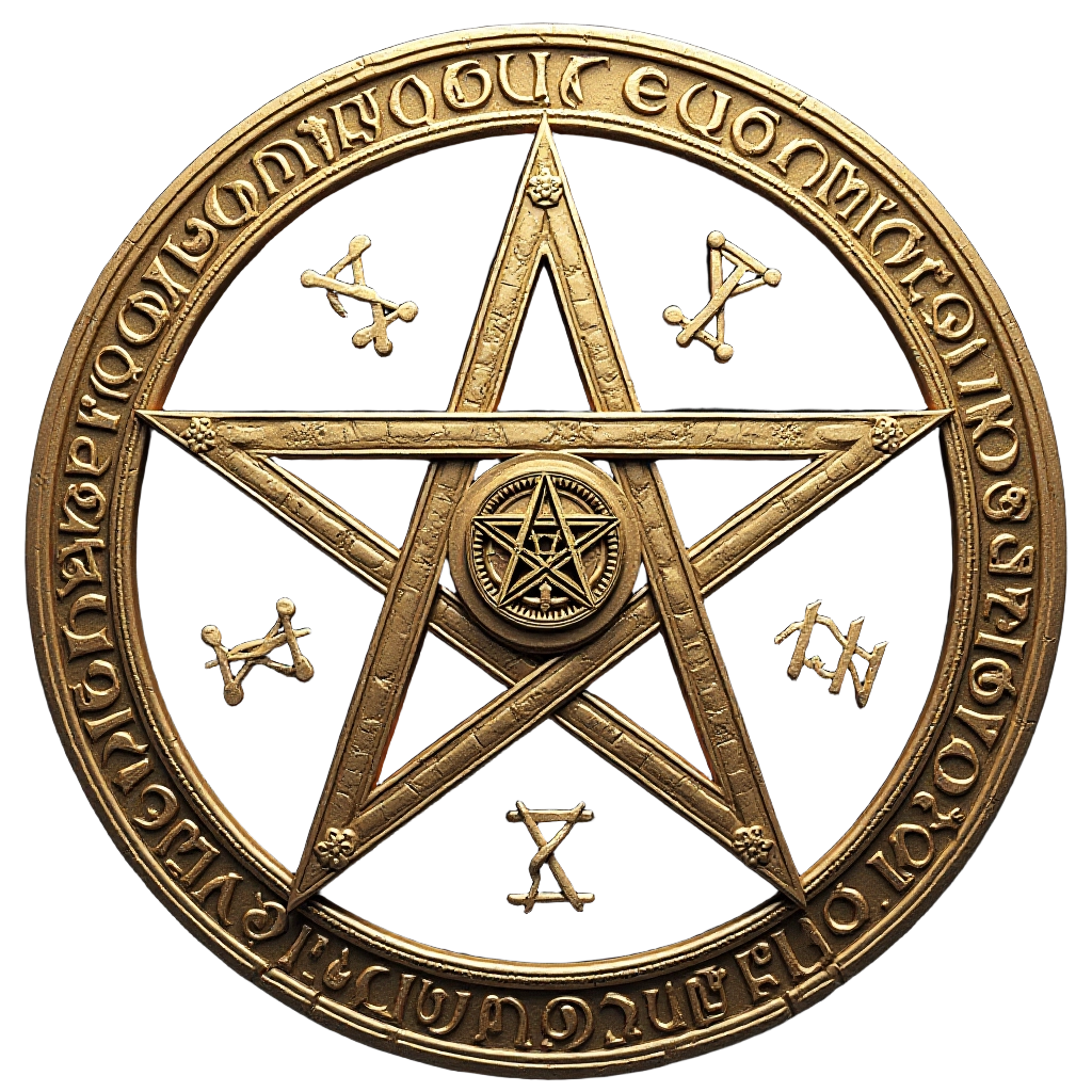 Golden Pentacle Emblem